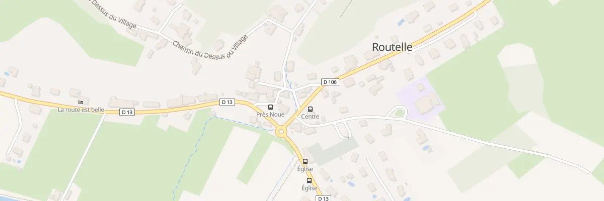 Plan du 1 Rue de la Fontaine à Osselle-Routelle