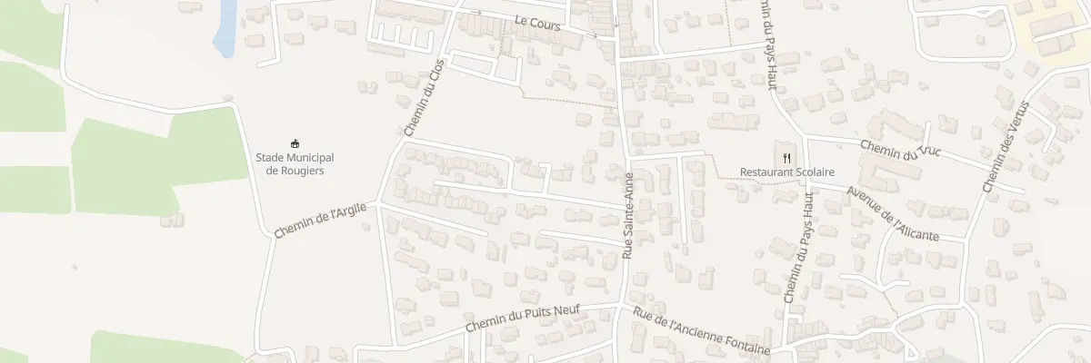 Plan du 4 Av Jean Moulin à Rougiers