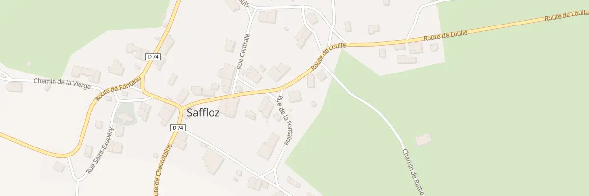 Plan du 18 Rte de Loulle à Saffloz