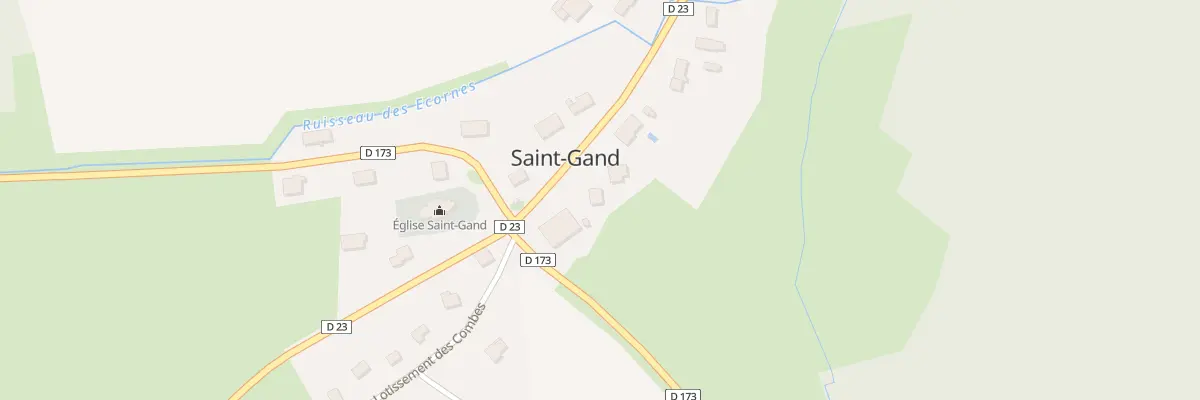 Plan du 4 Rte de Greucourt à Saint-Gand
