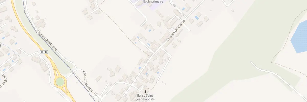 Plan du 257 Che du Village à Saint-Nazaire-les-Eymes