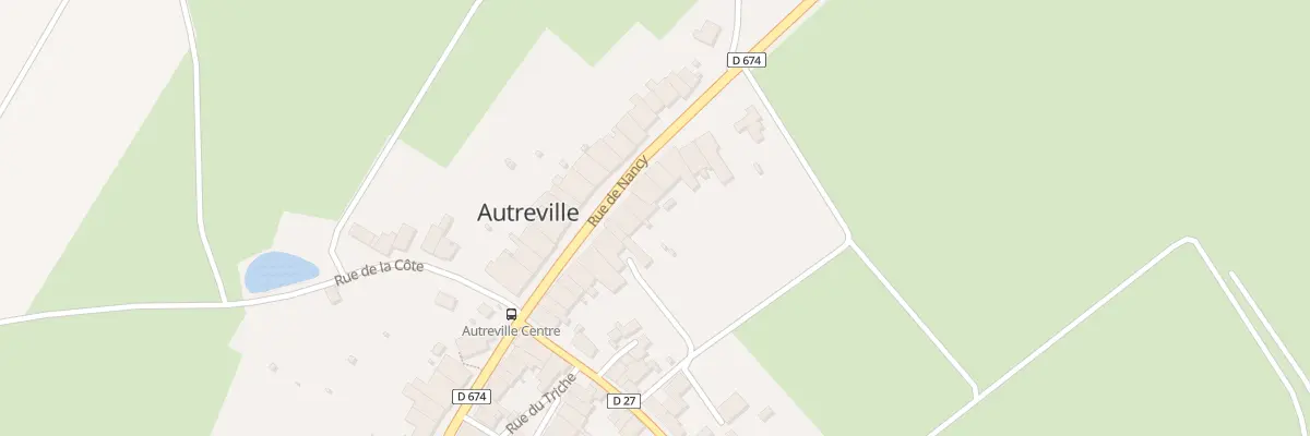 Plan du 16 Rue de Nancy à Autreville