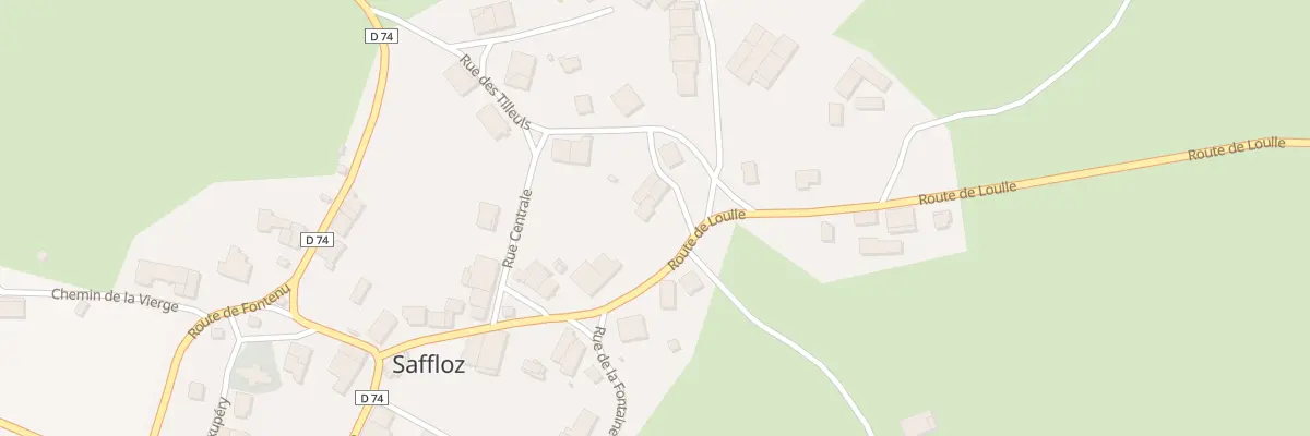 Plan du 23 Rte de Loulle à Saffloz