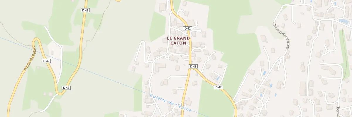 Plan du 268 Che des Favières au Bourget-du-Lac