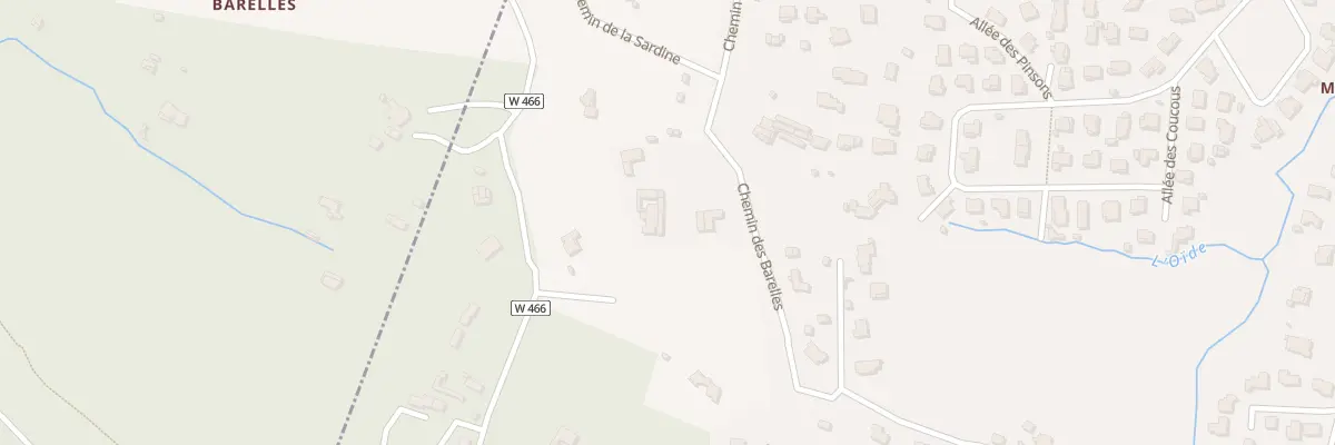 Plan du 961 Che des Barelles à La Seyne-sur-Mer