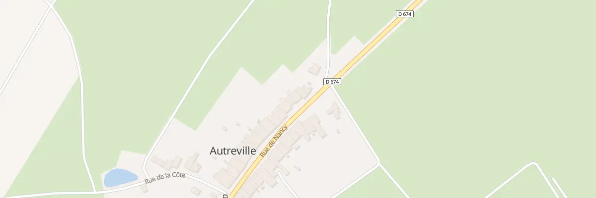 Plan du 25 Rue de Nancy à Autreville