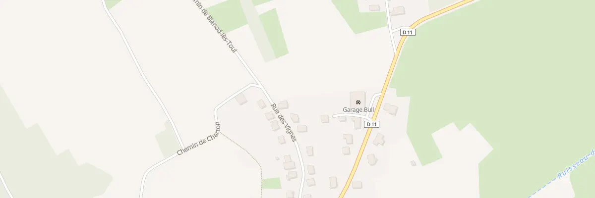 Plan du 23 Rue des Vignes à Bulligny