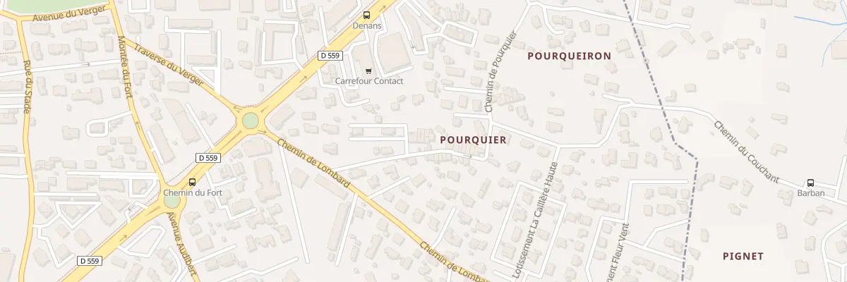 Plan du 113 Che de Pourquier à Six-Fours-les-Plages