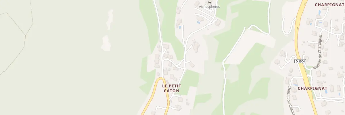 Plan du 44 Le Petit Caton au Bourget-du-Lac