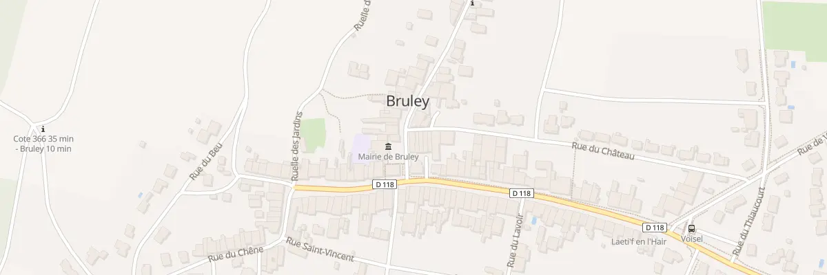 Plan du 35 Rue Victor Hugo à Bruley