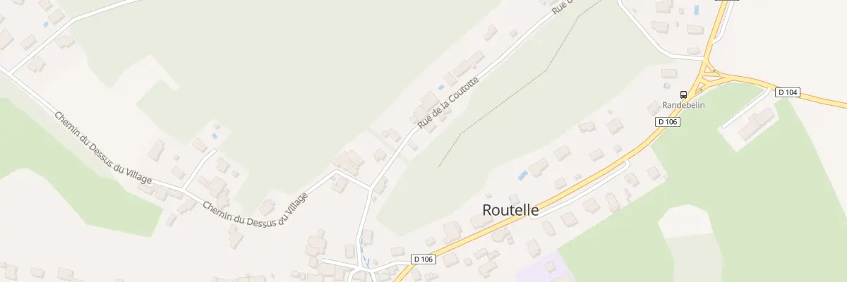 Plan du 6 Rue de la Coutotte à Osselle-Routelle