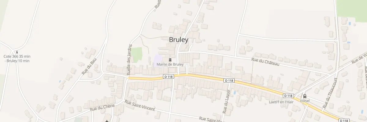 Plan du 25 Rue Victor Hugo à Bruley