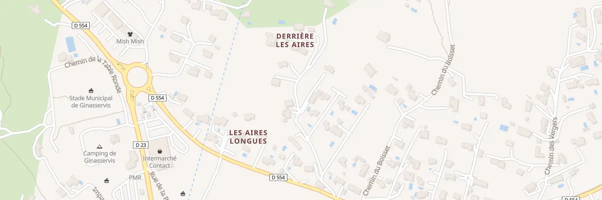 Plan du 181 Che Derrière les Aires à Ginasservis