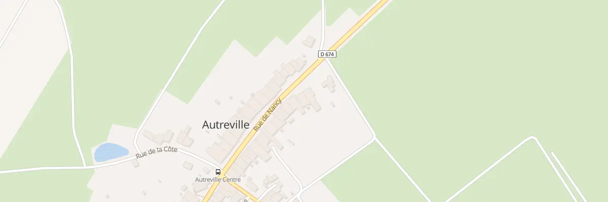 Plan du 24 Rue de Nancy à Autreville