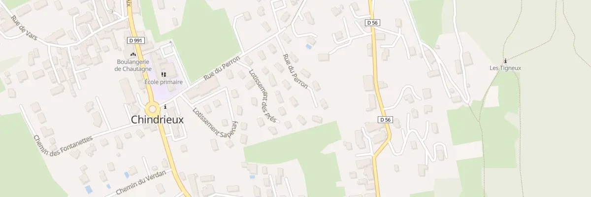 Plan du 270 Rue du Perron à Chindrieux