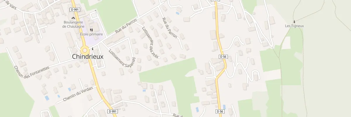 Plan du 272 Rue du Perron à Chindrieux