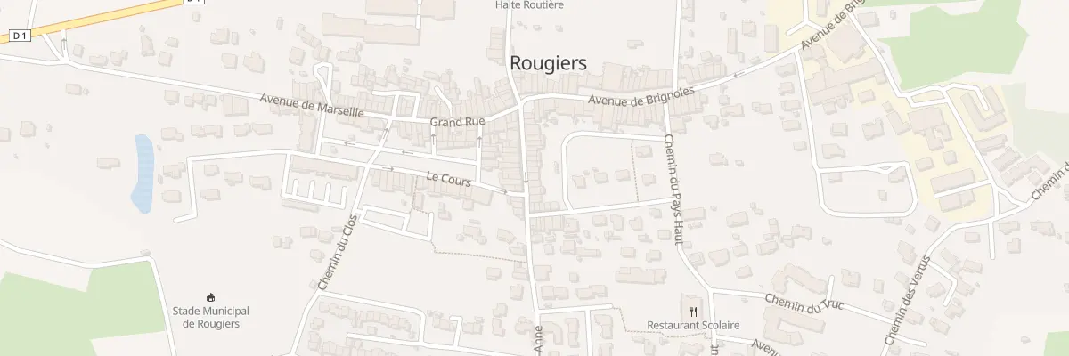 Plan du 19 Rue Sainte Anne à Rougiers