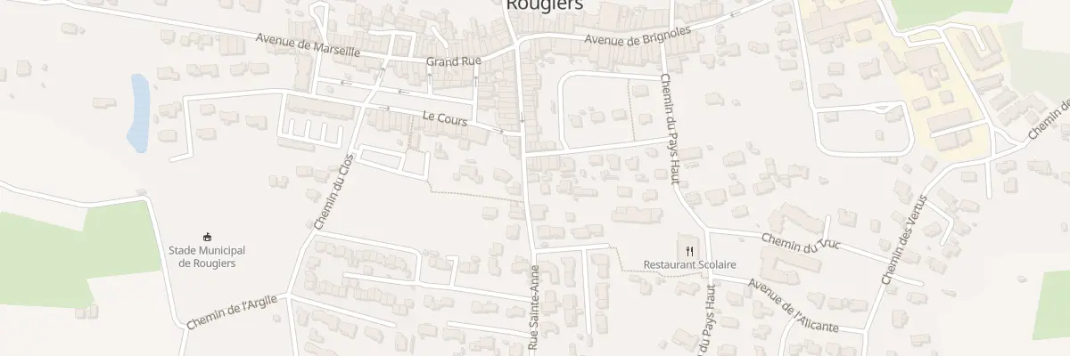 Plan du 29 Rue Sainte Anne à Rougiers