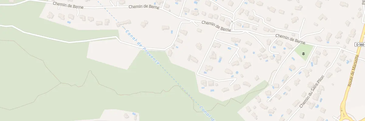 Plan du 341 Che de Berne à Saint-Maximin-la-Sainte-Baume