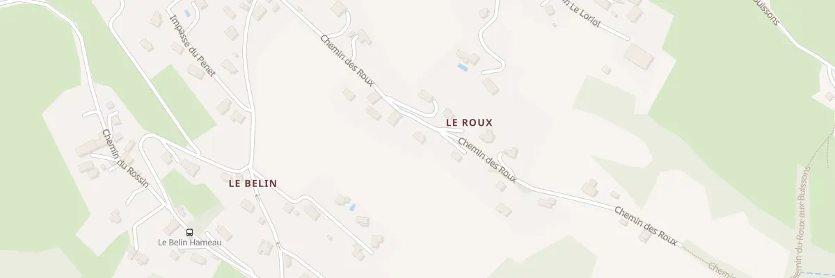 Plan du 200 Che des Roux à Saint-Martin-d’Uriage