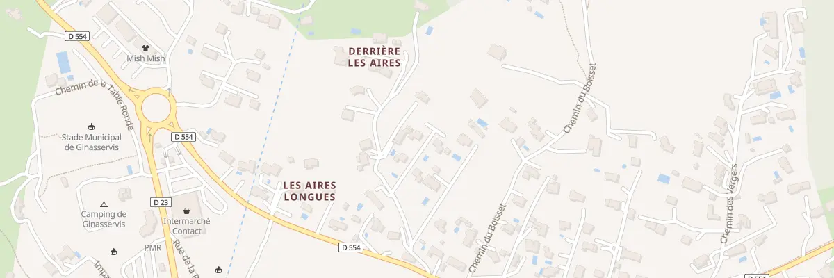 Plan du 105B Che Derrière les Aires à Ginasservis