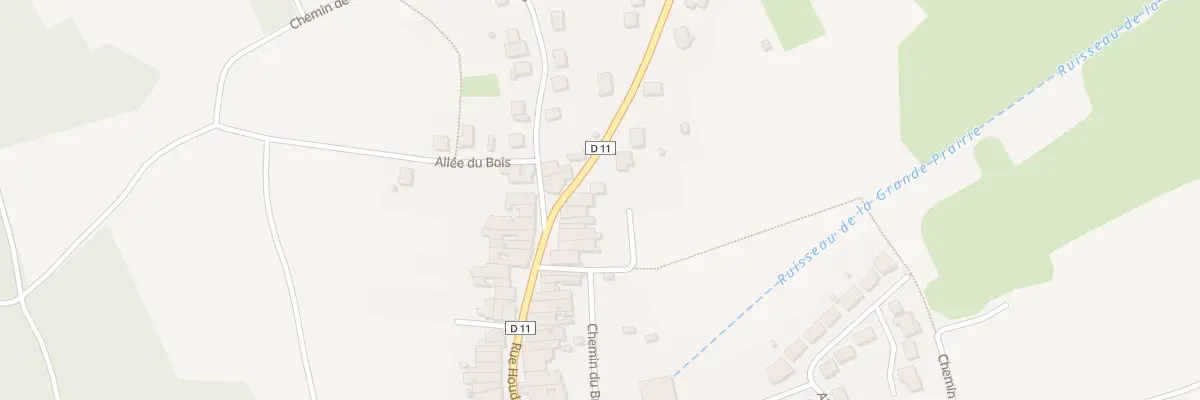 Plan du 37 Rue Houdevaux à Bulligny