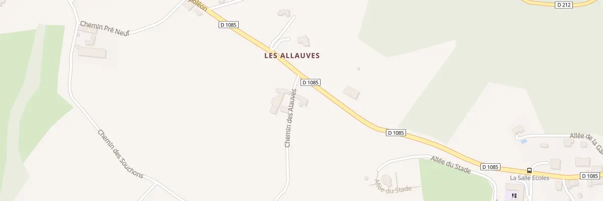 Plan du 45 Che des Alauves à La Salle-en-Beaumont