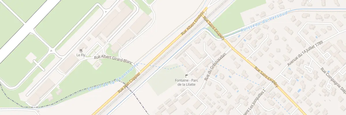 Plan du 100 Rue du Grésivaudan au Versoud