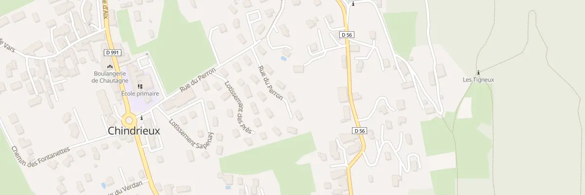 Plan du 271 Rue du Perron à Chindrieux