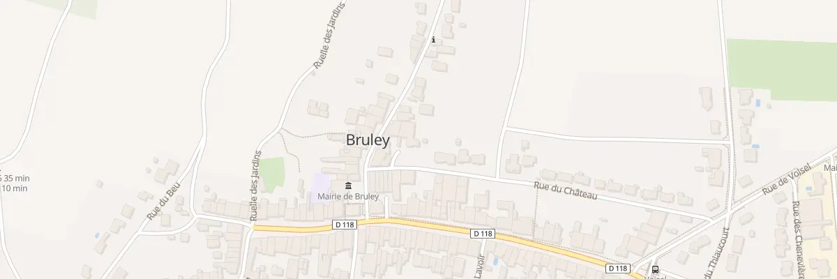 Plan du 353 Rue du Château à Bruley