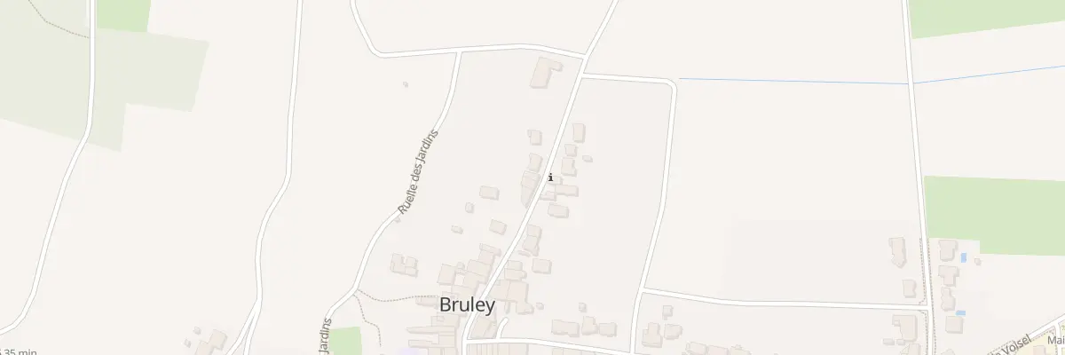 Plan du 216 Rue Victor Hugo à Bruley