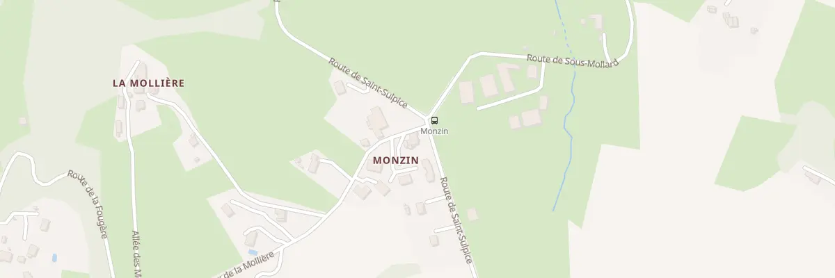 Plan du 5153 Monzin à Vimines