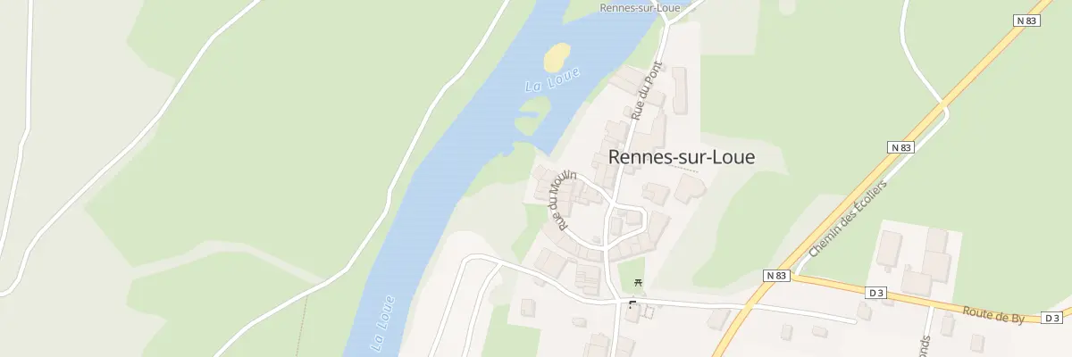 Plan du 17 Isle du Moulin à Rennes-sur-Loue