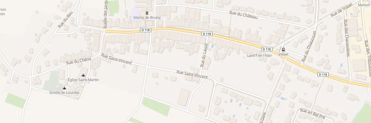 Plan du 256 Rue de la République à Bruley