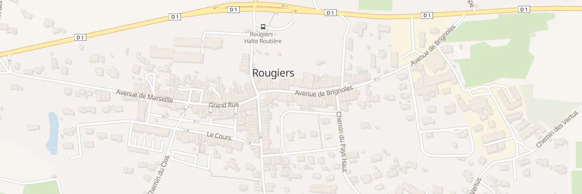 Plan du 10 Av de Brignoles à Rougiers