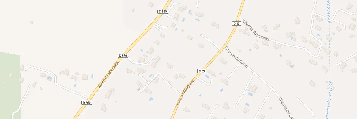 Plan du 684 Rte de Rougiers à Saint-Maximin-la-Sainte-Baume
