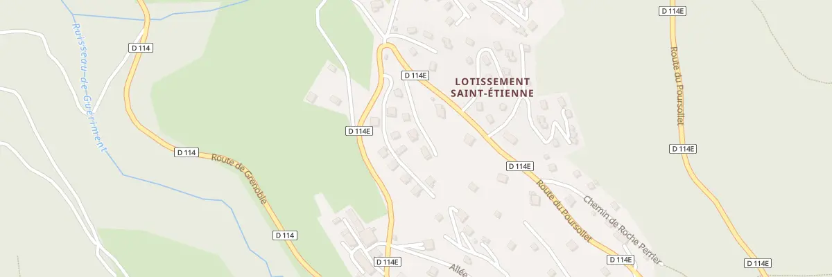 Plan du 4 Lot du Pré de la Luge à La Morte