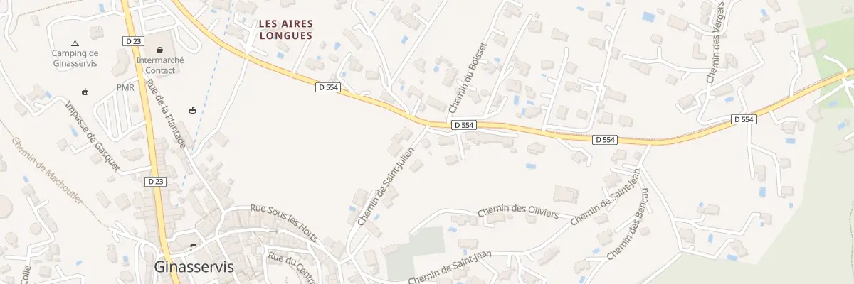 Plan du 3 Che de Saint Julien à Ginasservis