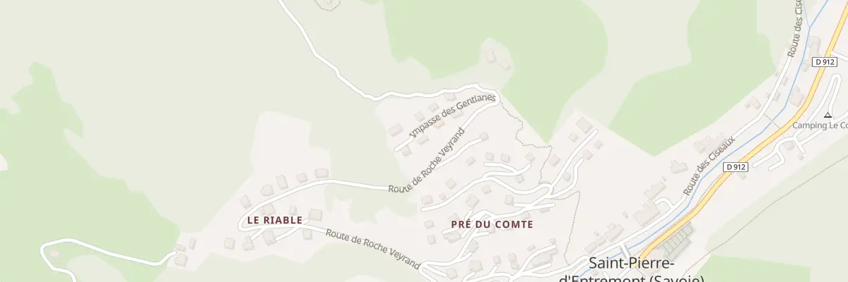Plan du 5447 Pre du Comte à Saint-Pierre-d’Entremont