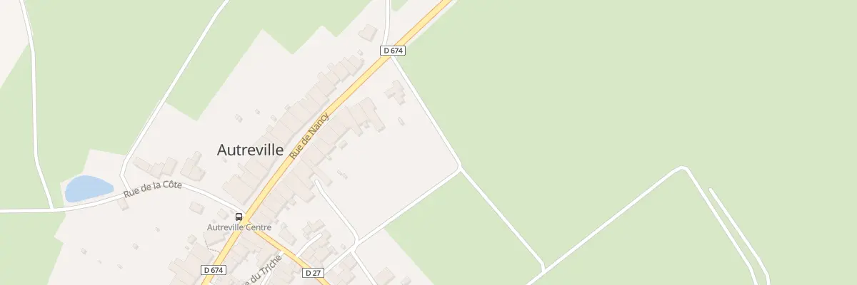 Plan du 28 Rue de Nancy à Autreville