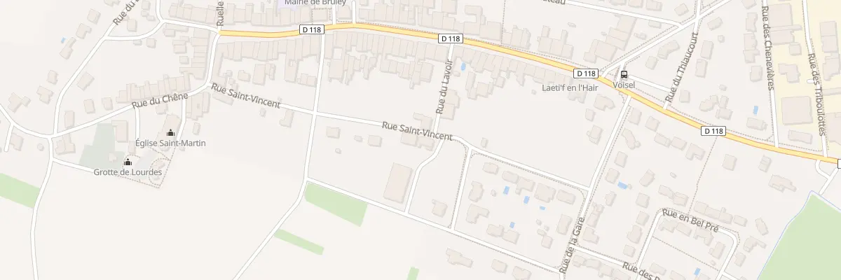 Plan du 182 Rue Saint-Vincent à Bruley