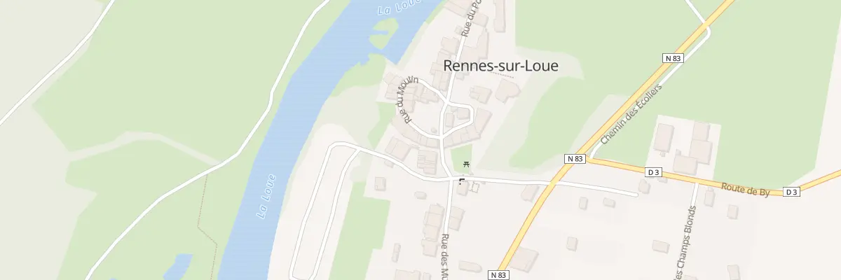 Plan du 5020 Au Village à Rennes-sur-Loue