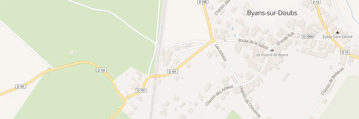 Plan du 1 Che de Vauthiau à Byans-sur-Doubs