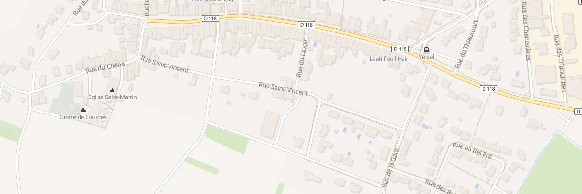 Plan du 202 Rue Saint-Vincent à Bruley