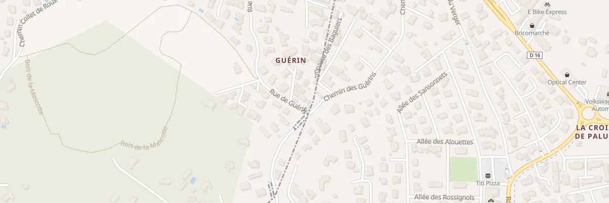 Plan du 483 Rue de Guérin à Six-Fours-les-Plages