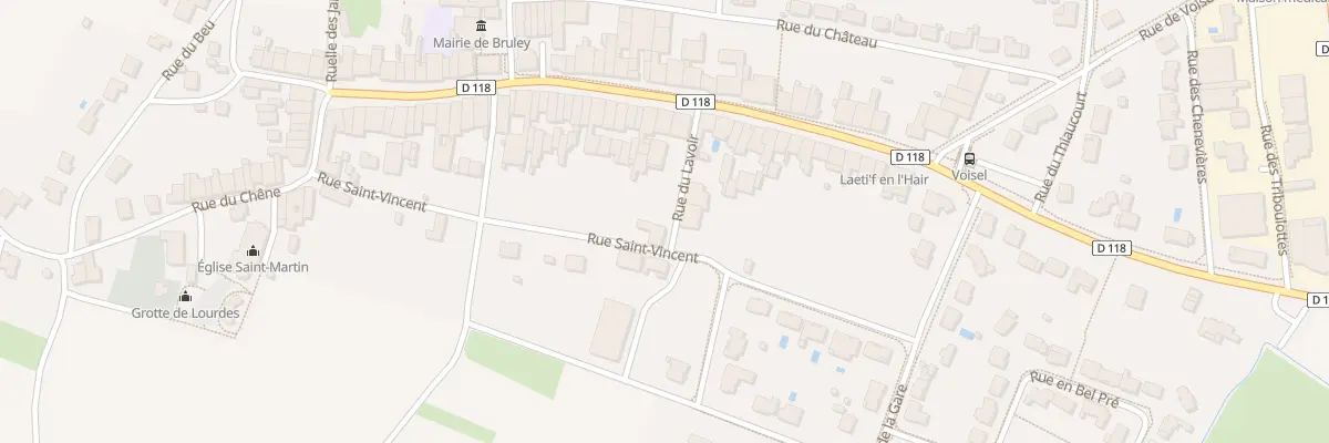 Plan du 83 Rue du Lavoir à Bruley