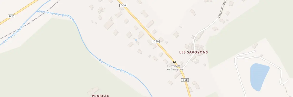Plan du 20 Rte du Buech à Furmeyer