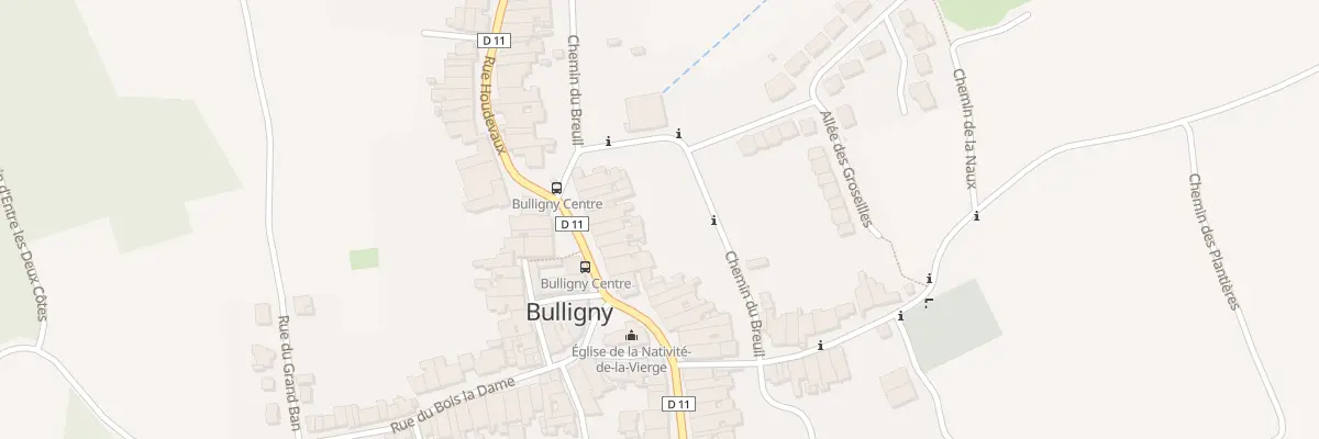 Plan du 11 Rue Mi la Ville à Bulligny