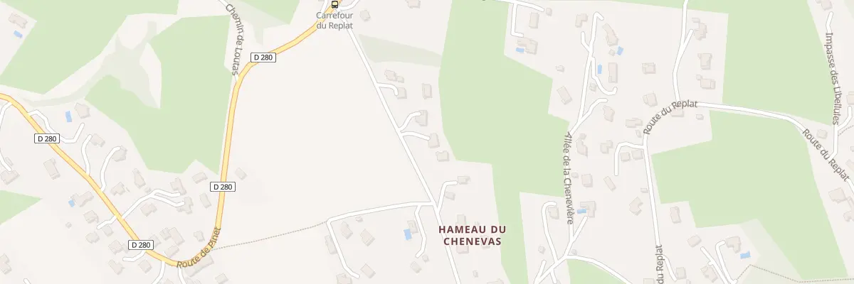 Plan du 163 Rte du Replat à Saint-Martin-d’Uriage