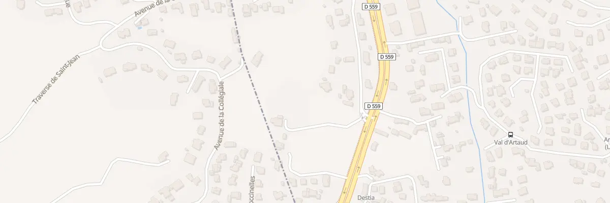 Plan du 2 Cc 221 Chem de Vignelongue à La Seyne-sur-Mer